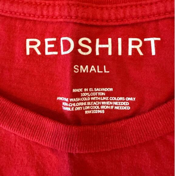 SMU SOUTHERN METHODIST UNIVERSITY Mustangs L/S Redshirt Tee T-Shirt Gameday S - Picture 2 of 4